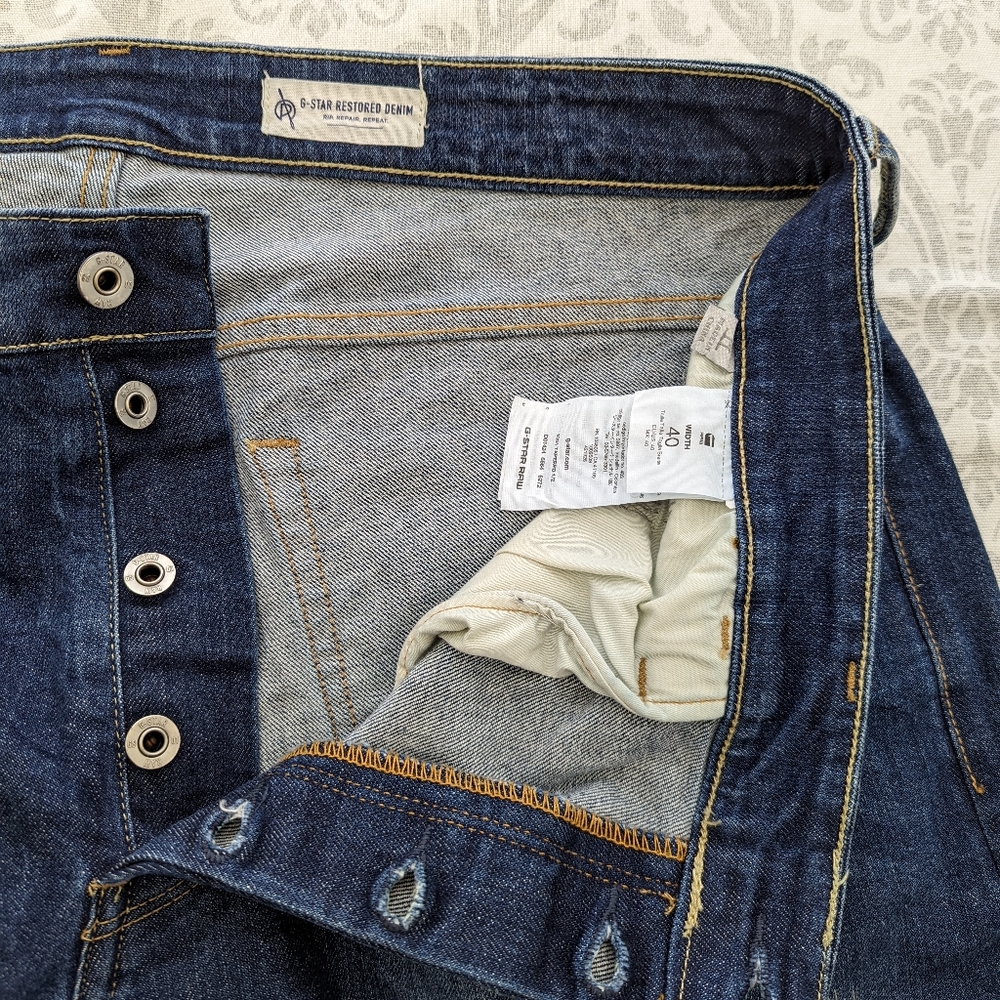 G-STAR RESTORED DENIM SHORTS - Picture 5 of 5